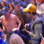 at-madison-square-garden,-pete-davidson-engages-in-physical-contact-with-a-“touchy”-knicks-supporter