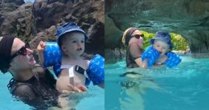 Paris Hilton responds to fan concerns over her son’s life jacket being worn incorrectly