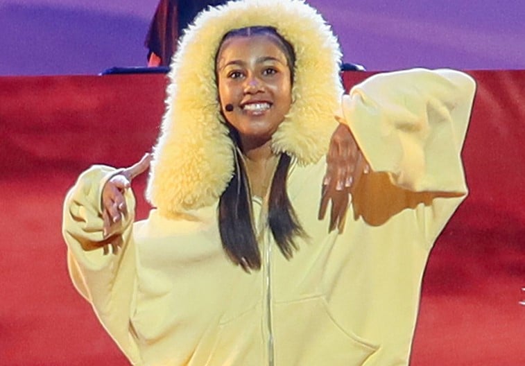 Kim Kardashian's daughter debuted in The Lion King to mark its 30th anniversary.  Image Credits: SplasNews.com