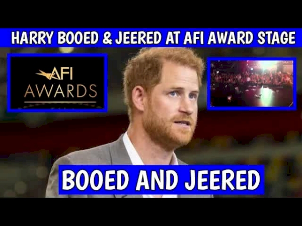 Prince Harry Faces Public Backlash at American Film Institute Awards