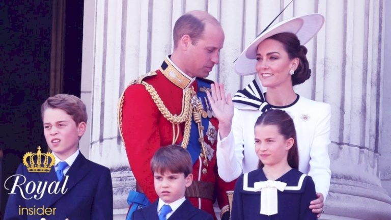 William and Catherine make an incredible gesture on the balcony at The Trooping The Color