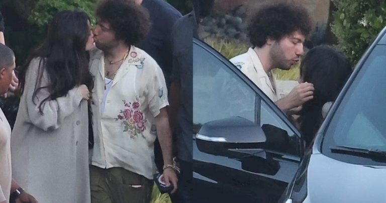 Selena Gomez spots sharing a kiss with boyfriend Benny Blanco during their date