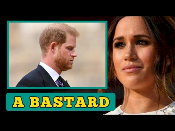 Bastard! Meghan Markle Expresses Anger As She Calls Prince Harry A Bastard With No Legal Father
