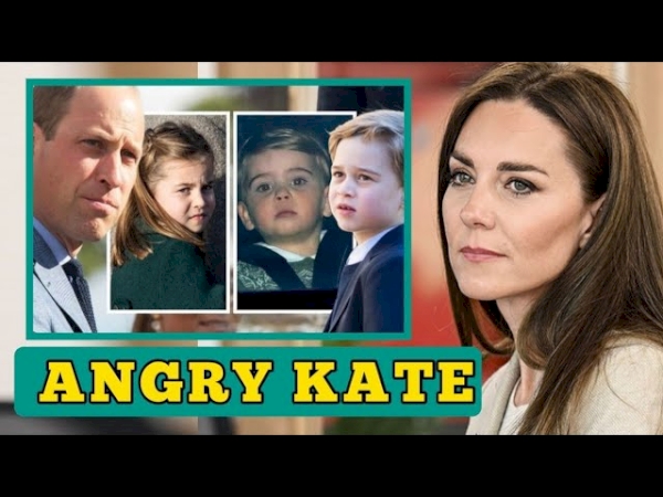Angry! Kate gets angry as William sends his children to America as he wants them to have a different life