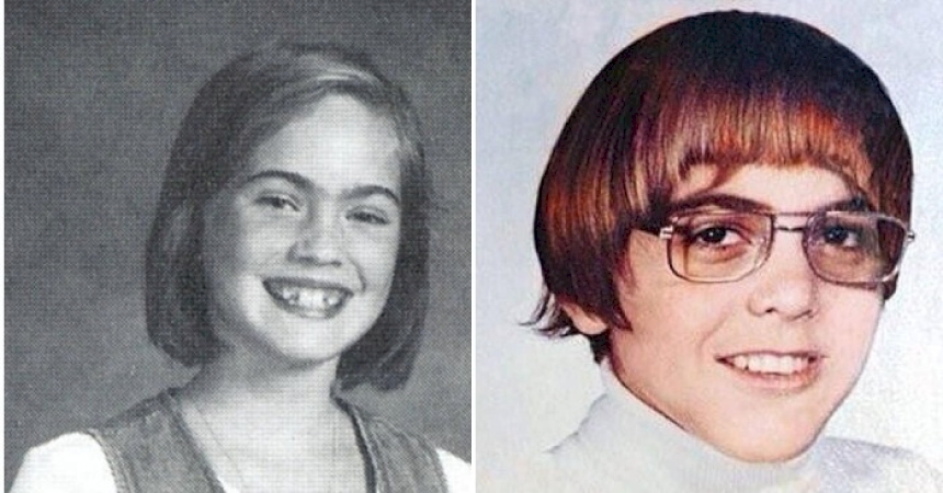 «Braces, pimples, thick-framed glasses!» Exclusive photos of Hollywood mega-stars surface the network