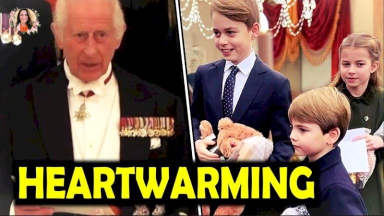 Inside King Charles’ ‘tearful’ speech for George, Charlotte and Louis at state banquet