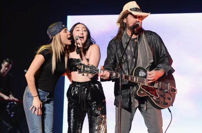 Cyrus has two biological daughters, Miley and Noah, and an adopted daughter, Brandi, from his previous marriage. Image Credit: Getty