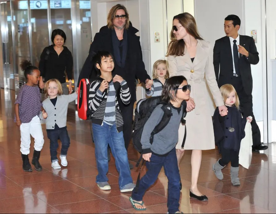 The other children also expressed their estrangement toward father Pitt. Image Credit: Getty