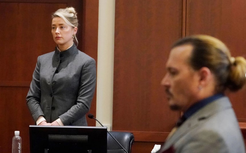 During the proceedings, Depp notably avoided eye contact with Heard almost entirely. Image Credit: Getty