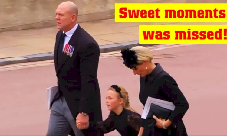 A Touching Farewell: Mia Tindall’s Sweet Moment After the Queen’s Committal Service