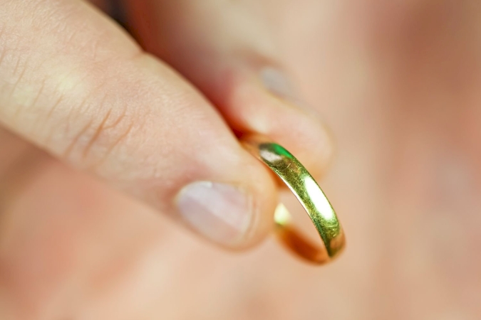 A couple found their wedding ring, which had been lost for almost 10 years, thanks to Hurricane Milton. The storm turned up the ring after all that time.