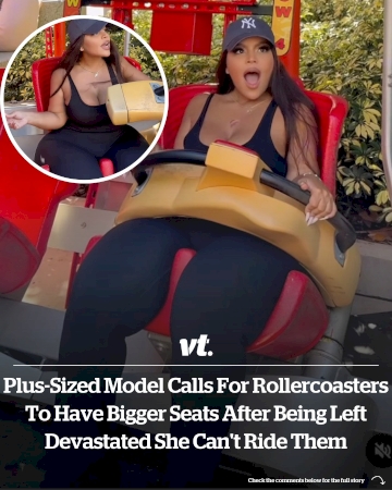 Plus-sized model calls for rollercoasters to have bigger seats after being left devastated she can’t ride them